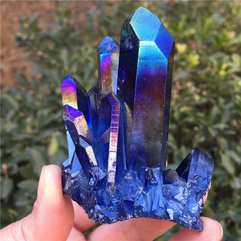 Campana Tibetana In Cristallo Di Quarzo ENERGYSOUND - Nota Sol 432Hz - Per Meditazione E Yoga - Blu - Foto 9