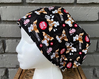 Halloween Scrub Cap, Surgical Scrub Cap, Scrub Caps for Women, Scrub Hats, Euro Scrub Cap, Scrub Cap with Buttons, Scrub Hat with Toggle
