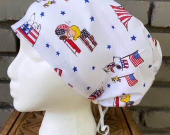 Women/'s Euro Style Scrub Hat Valentine Snoopy