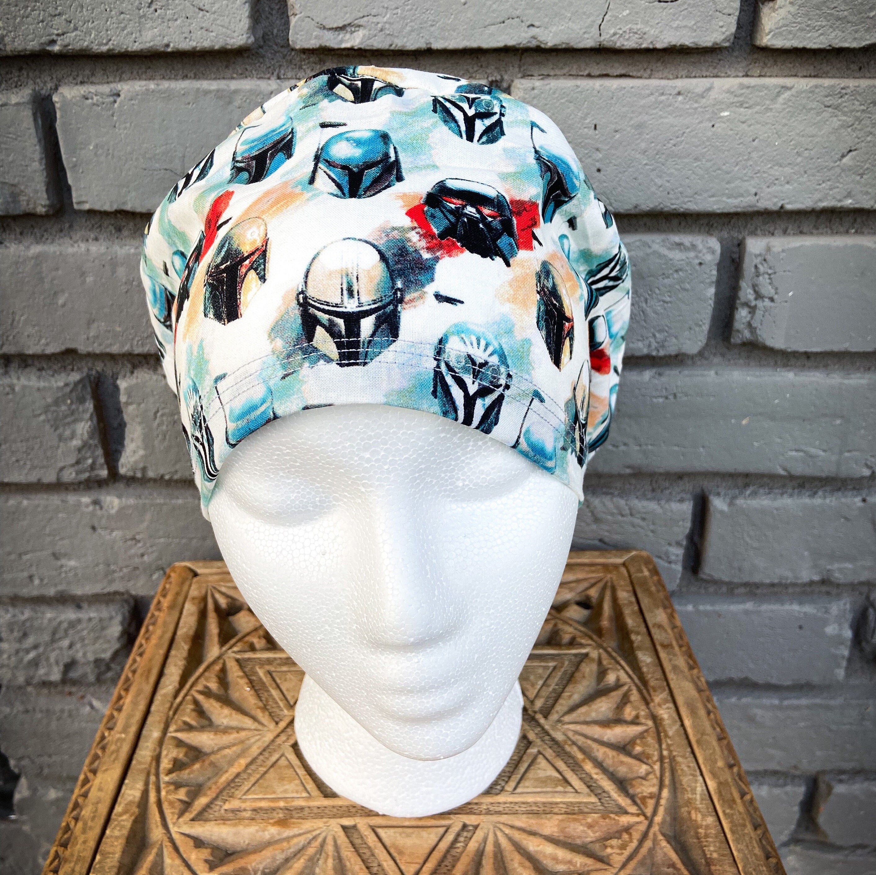 St Louis Scrub Cap, Surgical Scrub Cap, Scrub Caps for Women, Scrub Hats,  Euro Scrub Cap, Scrub Cap with Buttons, Scrub Hat with Toggle