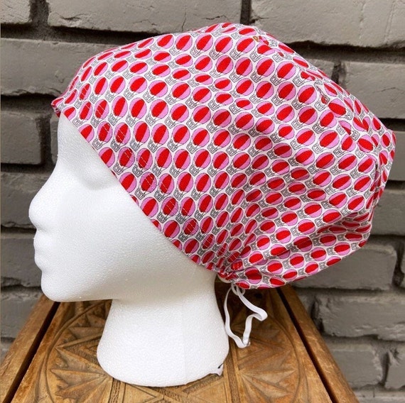 Balloon Scrub Cap, Surgical Scrub Cap, Scrub Cap for Woman, Scrub Hats, Euro Scrub Cap for Woman with Toggle