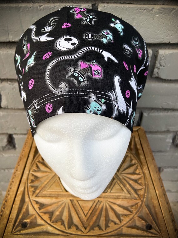 Nightmare Before Christmas Scrub Cap 
