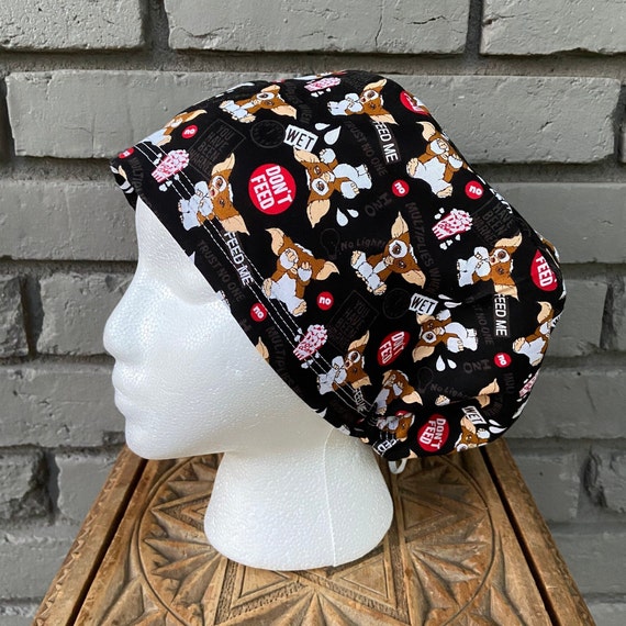 Halloween Scrub Cap, Surgical Scrub Cap, Scrub Caps for Women, Scrub Hats, Euro Scrub Cap, Scrub Cap with Buttons, Scrub Hat with Toggle