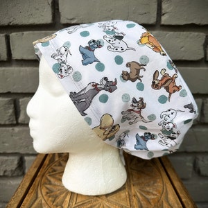 Casquette de récurage pour chien, Bonnet de chirurgie chirurgicale, Bonnets de récurage pour femme, Chapeaux de récurage, Casquette de récurage Euro, Casquette de récurage avec boutons, Bonnet de récurage avec boutonnière