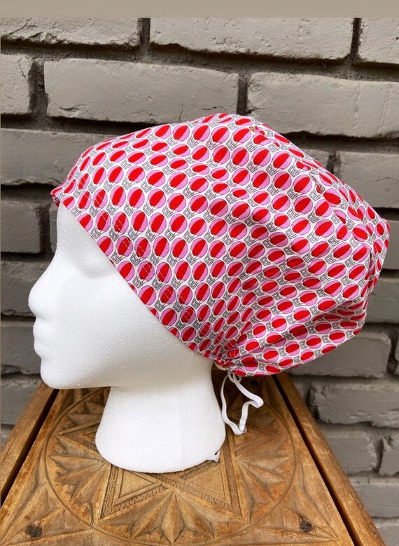 Balloon Scrub Cap, Surgical Scrub Cap, Scrub Cap for Woman, Scrub Hats, Euro Scrub Cap for Woman with Toggle