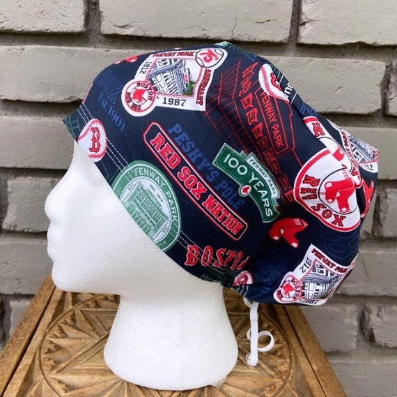 Boston Scrub Cap,Surgical Scrub Cap, Scrub Caps for Women, Scrub Hats, Euro Scrub Cap, Scrub Cap with Buttons, Scrub Hat with Toggle