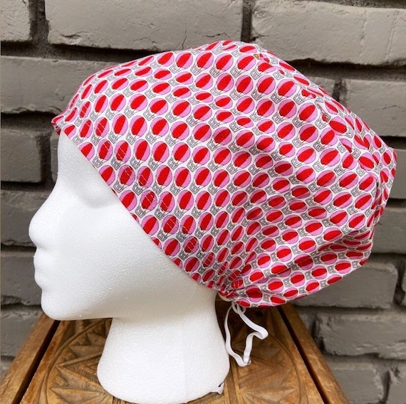 Balloon Scrub Cap, Surgical Scrub Cap, Scrub Cap for Woman, Scrub Hats, Euro Scrub Cap for Woman with Toggle