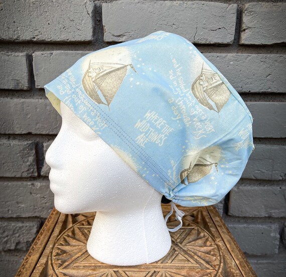 Max Scrub Cap, Surgical Scrub Cap, Scrub Caps for Women, Scrub Hats, Euro Scrub Cap, Scrub Cap with Buttons, Scrub Hat with Toggle