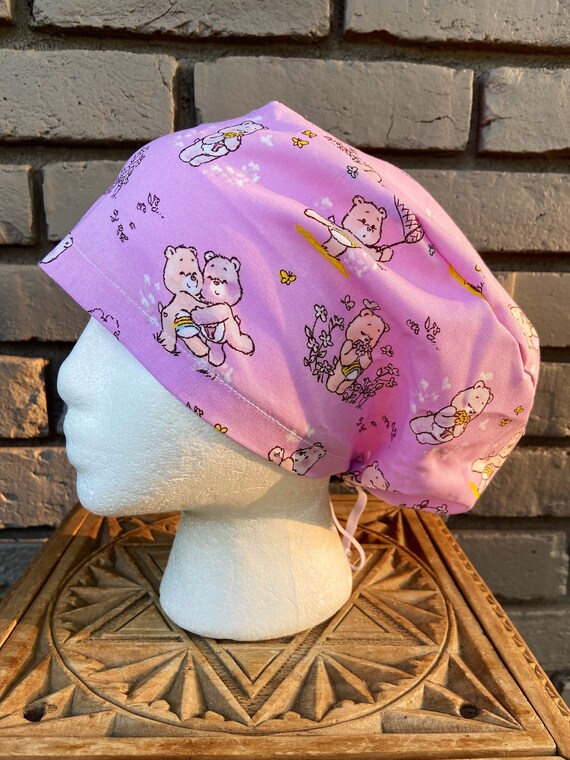 Care Bears Scrub Cap, Surgical Scrub Cap, Scrub Caps for Women, Scrub Hats, Euro Pixie Toggle Hat