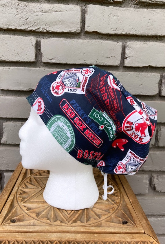 Boston Scrub Cap,Surgical Scrub Cap, Scrub Caps for Women, Scrub Hats, Euro Scrub Cap, Scrub Cap with Buttons, Scrub Hat with Toggle