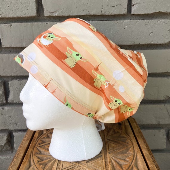 Women’s Scrub Cap,Surgical Scrub Cap, Scrub Caps for Women, Scrub Hats, Euro Scrub Cap, Scrub Cap with Buttons, Scrub Hat with Toggle