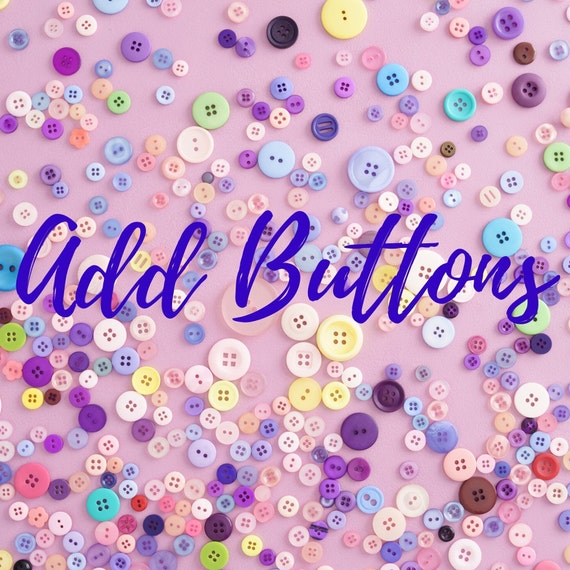 Scrub Hat Buttons, Button Add On, Scrub Cap Buttons, Surgical Cap Buttons
