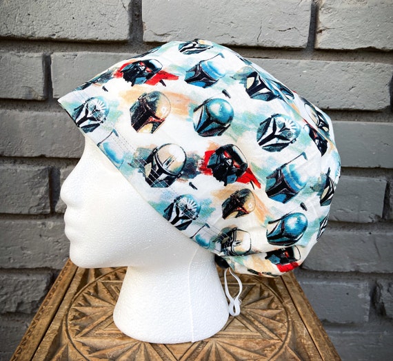 Women’s Scrub Cap, Surgical Scrub Cap, Scrub Caps for Women, Scrub Hats, Euro Scrub Cap, Scrub Cap with Buttons, Scrub Hat with Toggle