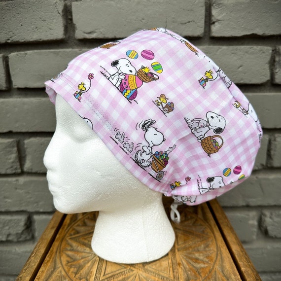 Easter Scrub Cap, Retro Scrub Cap, Surgical Scrub Cap, Scrub Cap for Woman, Scrub Hats, Euro Scrub Cap for Woman with Toggle,