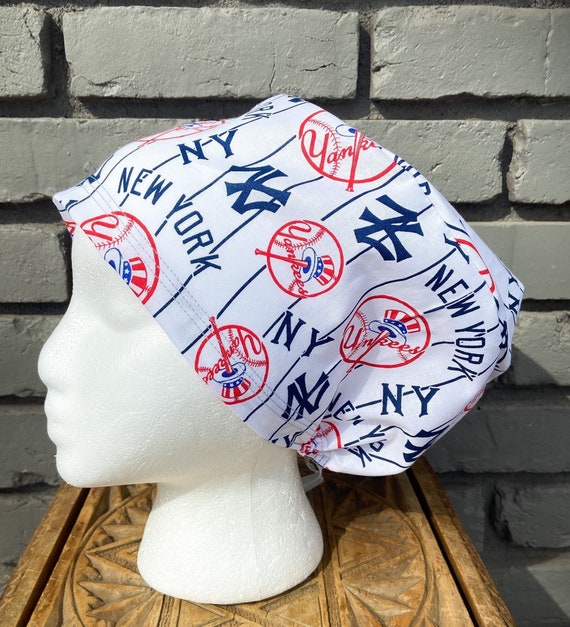 New York Scrub Cap, Surgical Scrub Cap, Scrub Caps for Women, Scrub Hats, Euro Scrub Cap, Scrub Cap with Buttons, Scrub Hat with Toggle