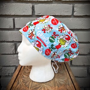 The grinch scrub hat Clearance