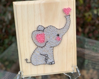 Elephant String Art - Etsy
