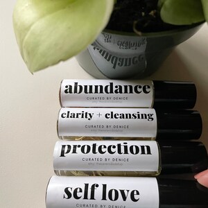 Herbal Essential Oil Blend Roll Ons | toxin free perfume oil