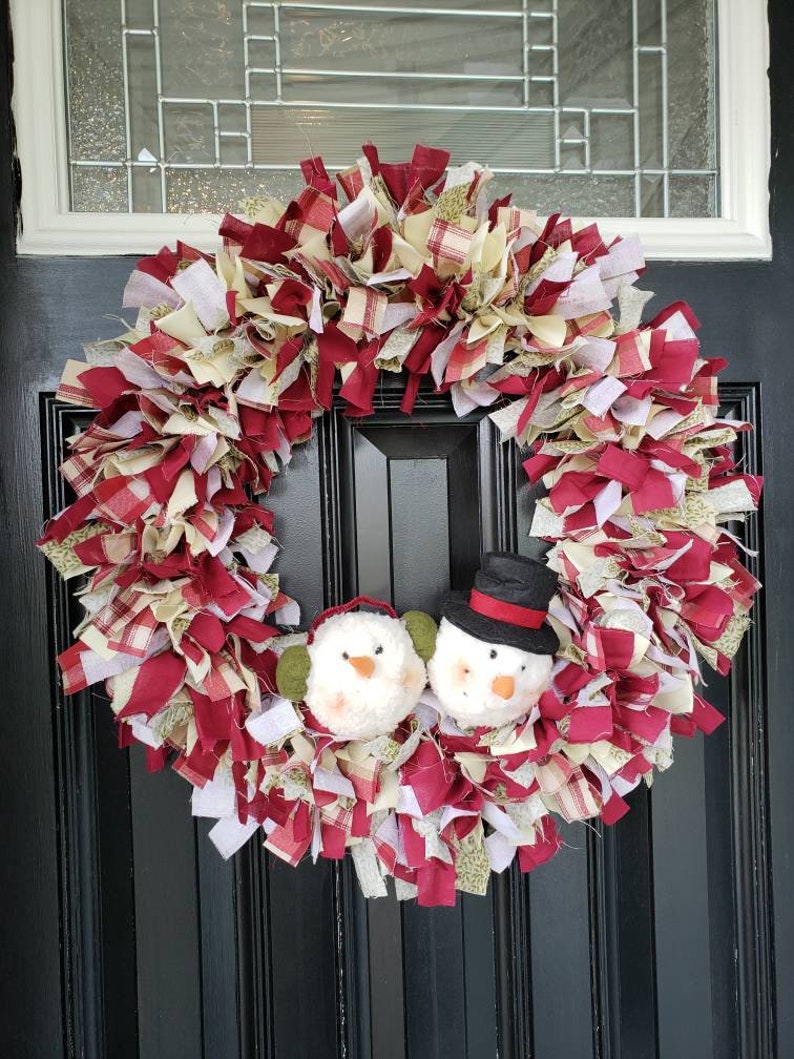 Snowman Wreath