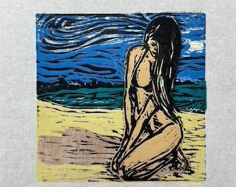 Small Print: "Girl on the Beach"