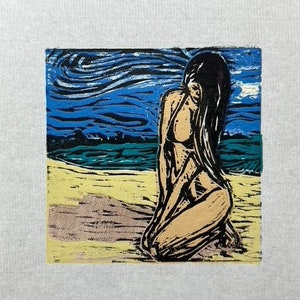 Small Print: &quot;Girl on the Beach&quot;