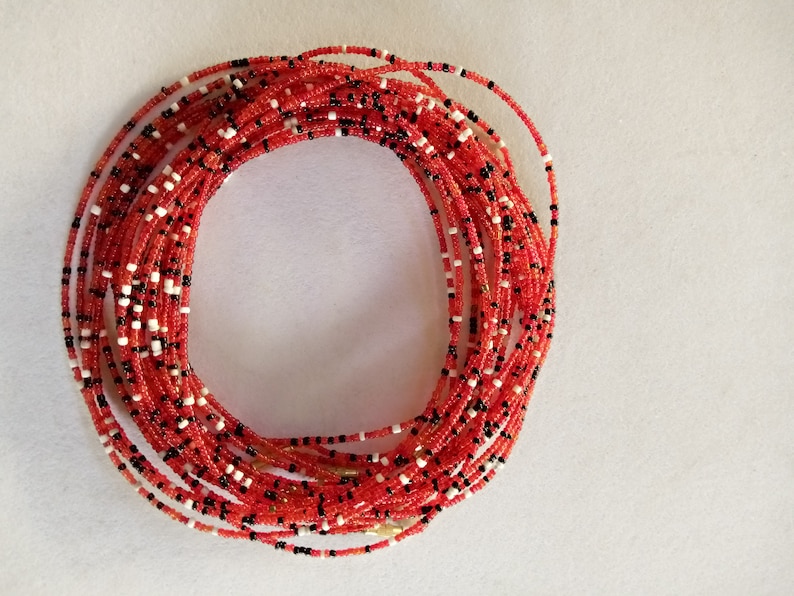 ON SALE African body beads waist beads,body jewelry beach wear body chains with clasps