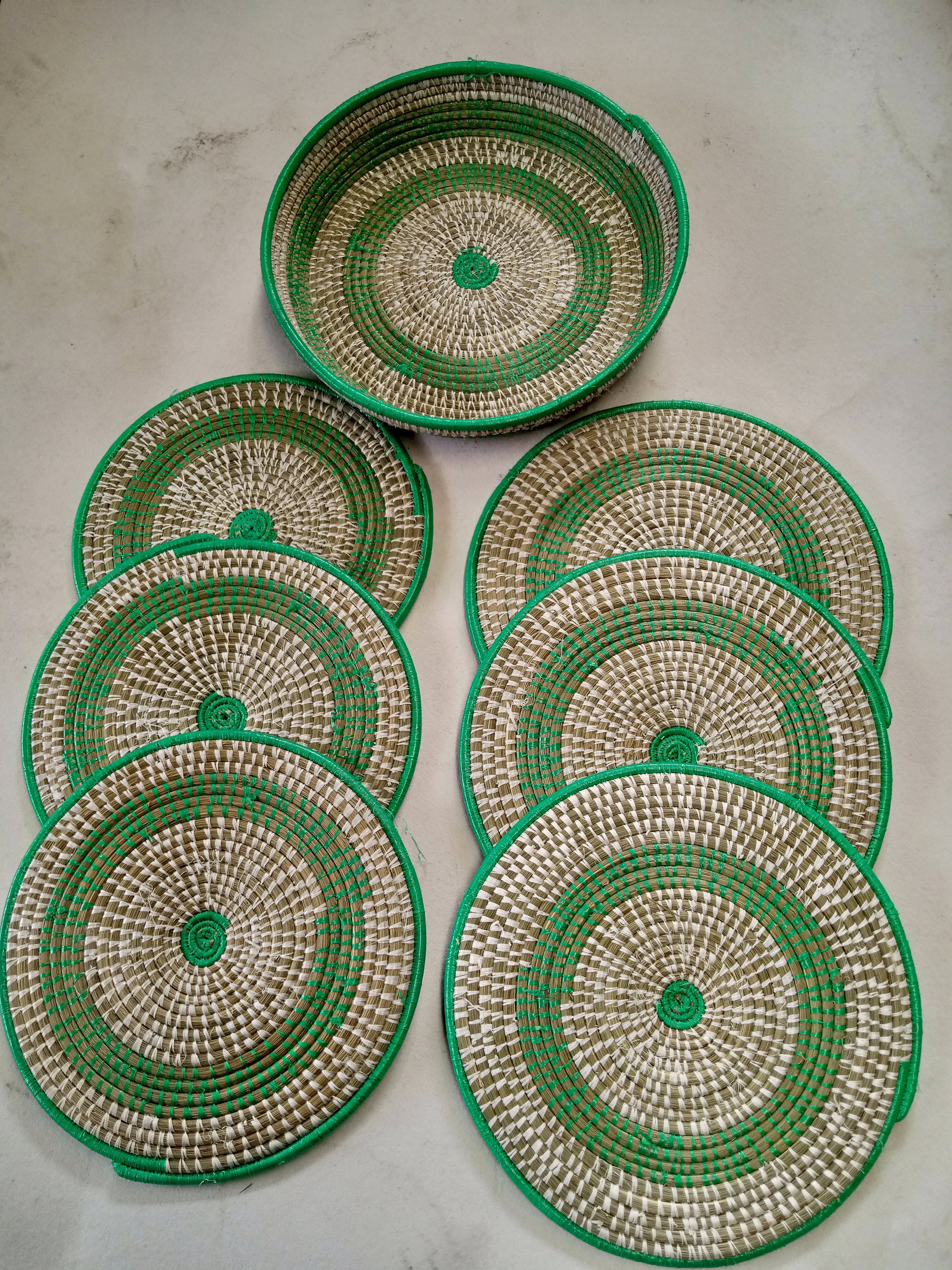 ON SALE Africa hand woven table mat Wall decor mat African Etsy