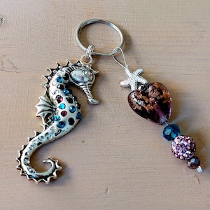 Seahorse keychain
