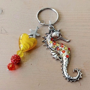 Seahorse keychain