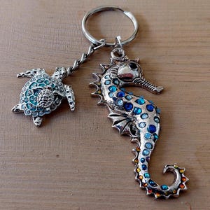 Seahorse keychain