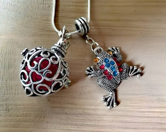 Kette Strass Frosch