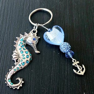 Seahorse keychain