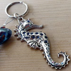 Seahorse keychain