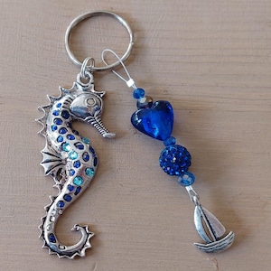Seahorse keychain
