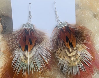 Boho Feather Earrings