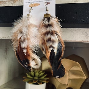 Boho Feather Earrings