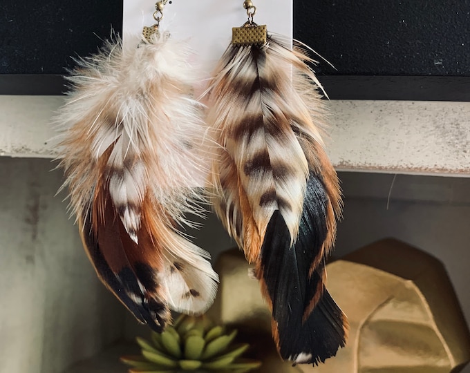 Boho Feather Earrings