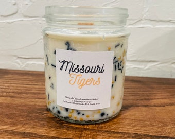 Missouri Tigers Soy Wooden Wick Candle