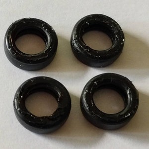 Rubber toy tyres hand made repros for use with most small Gobot cars image 3
