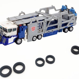 Rubber toy tyres -  hand made repros for use with RiD Transformers Ultra Magnus / God Magnus