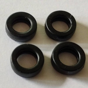 Rubber toy tyres hand made repros for use with most small Gobot cars image 2