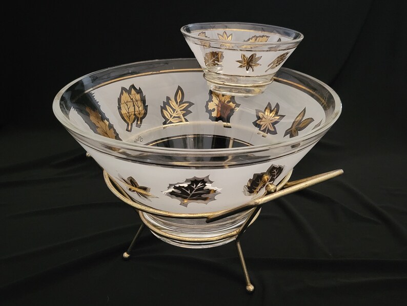 Beautiful MCM Chip and Dip in the Starlyte Pattern Etsy