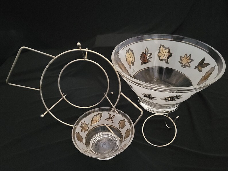 Beautiful MCM Chip and Dip in the Starlyte Pattern Etsy