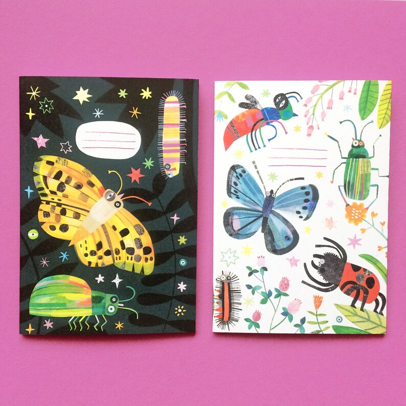Endangered British Bugs Mini A6 Notizbuch Erhältlich in zwei Designs Bild 1