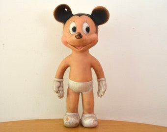 Mickey Mouse Rubber Doll