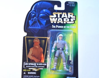 その他 STARWARS 1996 Kenner Luke & Hans Hoth Star Wars Power of the Force Luke Skywalker in Hoth Gear