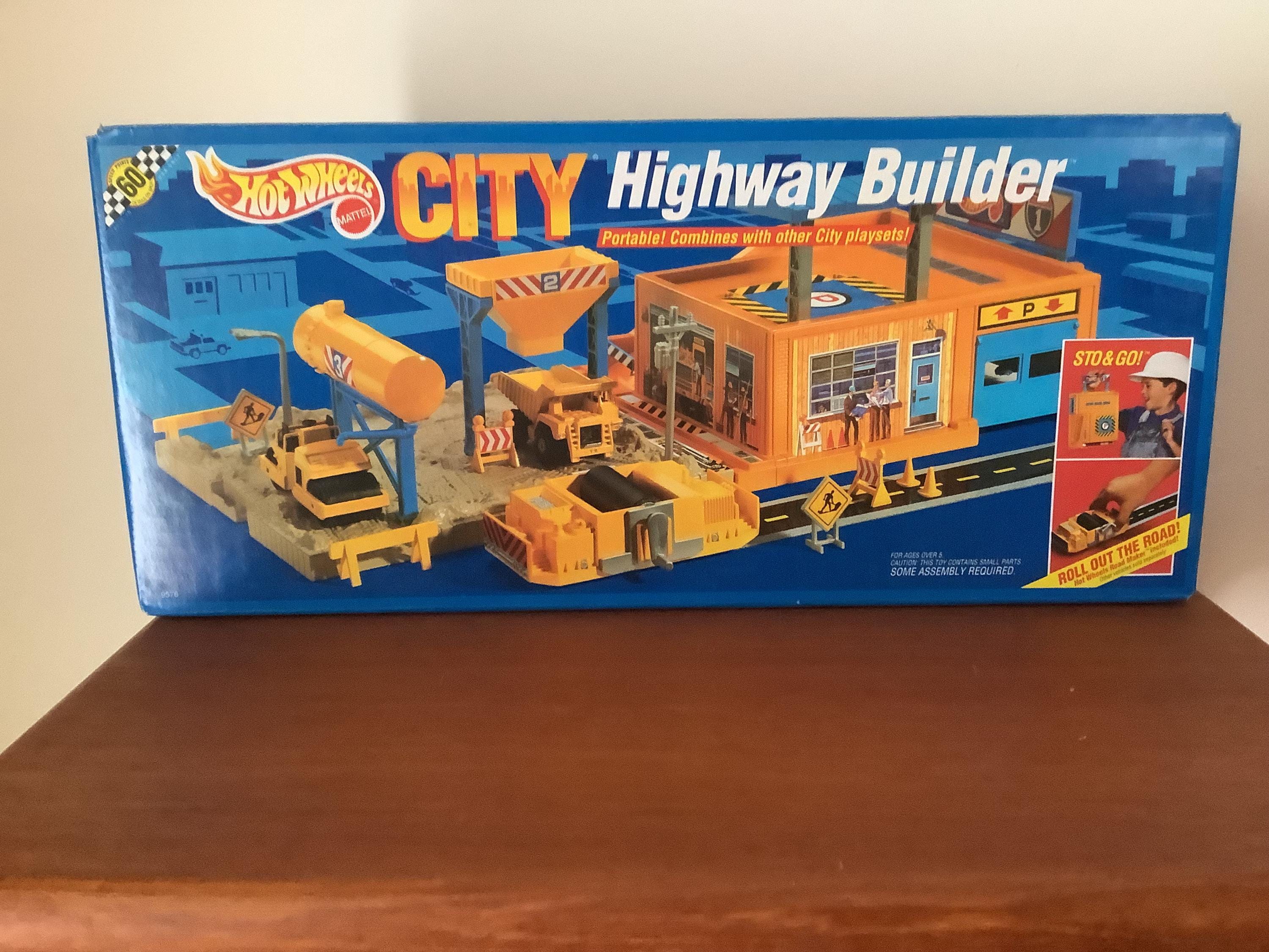 Hot Wheels City Highway Builder Playset - Etsy