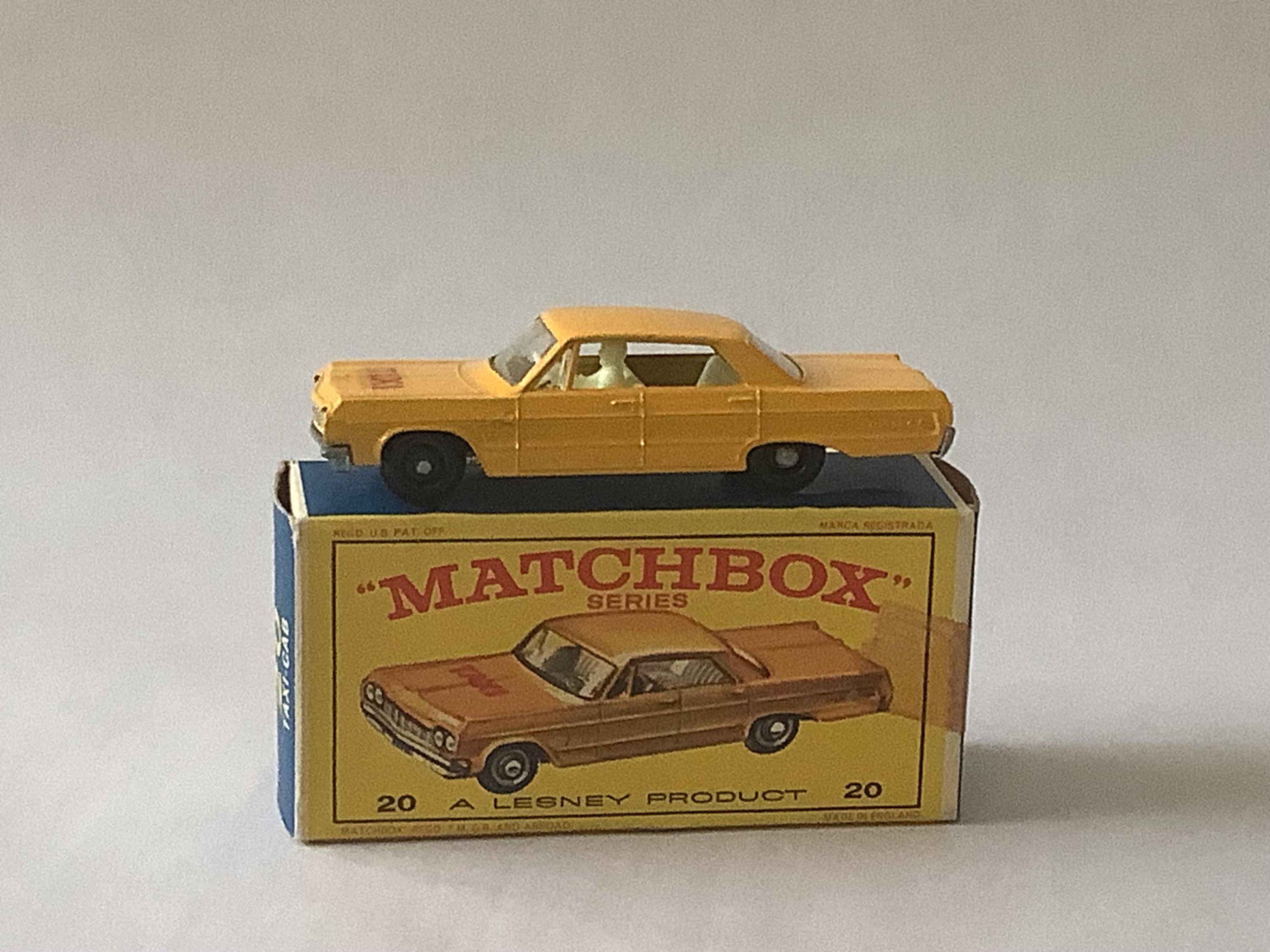 ヴィンテージ マッチボックス シリーズ No.20 インパラ タクシー