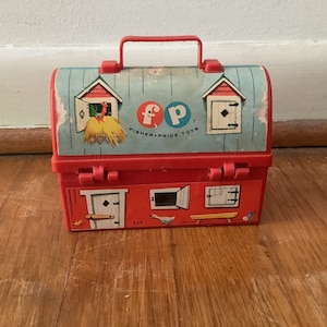 1962 Fisher Price Toy Lunchbox.