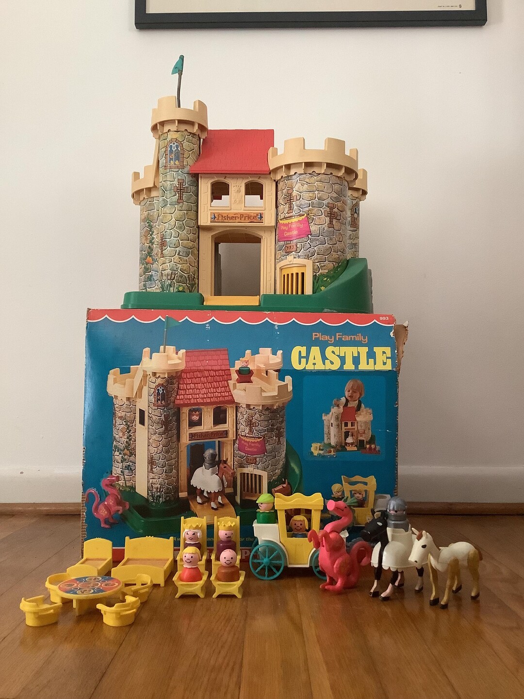 Fisher Price Little People Castle Playset 1970s - Etsy UK